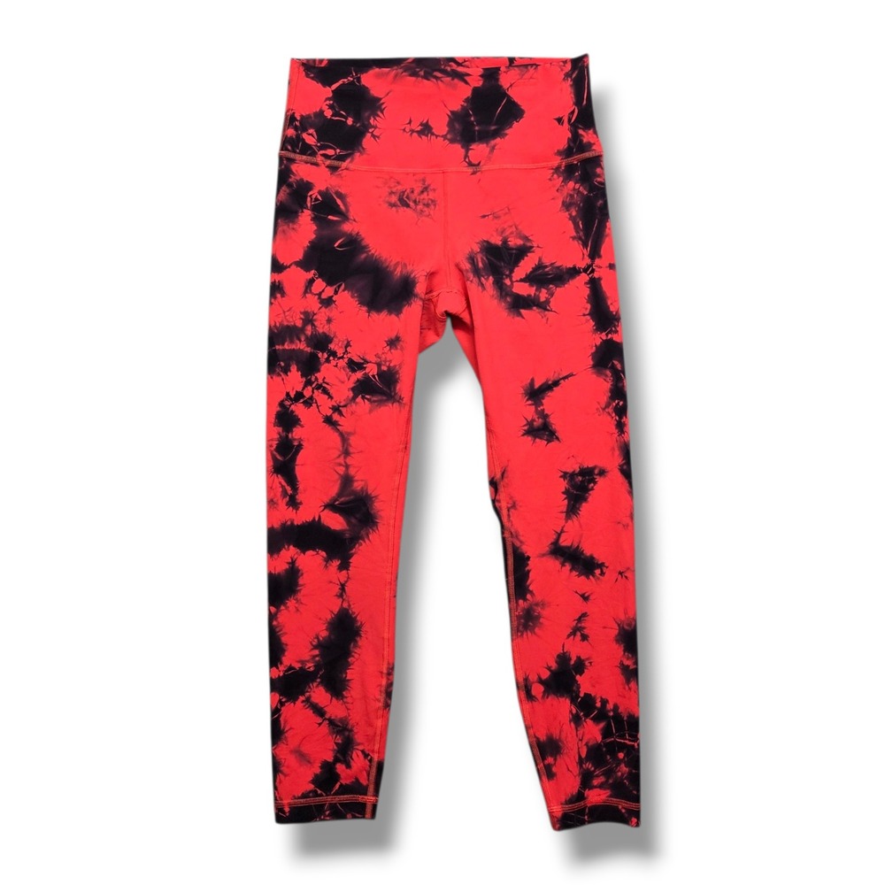 Lululemon Wunder Train High Rise Tight 25" Womens 10 Tie Dye Carnation Everlux